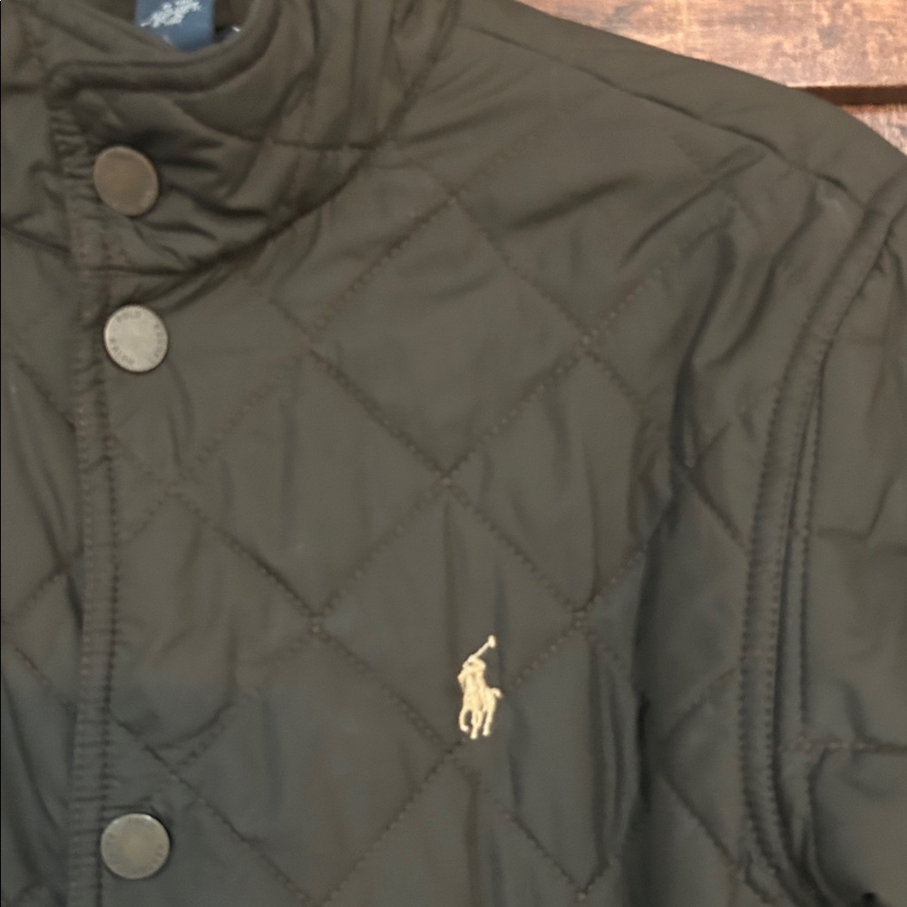 Ralph Lauren Quilted Shirt Jacket in Black,firm price - Picture 3 of 16